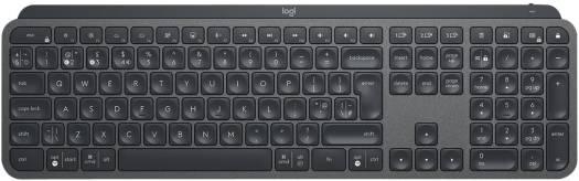 Logitech MX Keys Advanced Wireless Keyboard, For Business, 10m Range, Bluetooth or USB Receiver Connectivity, Perfect Stroke Keys, Compatible With macoS / Linux / Android / iOS, Graphite - eBuy UAE